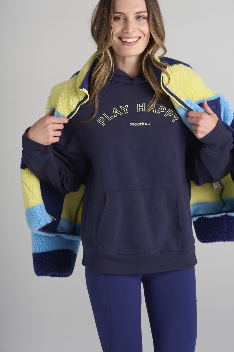 Play Happy Hoodie - Midnight